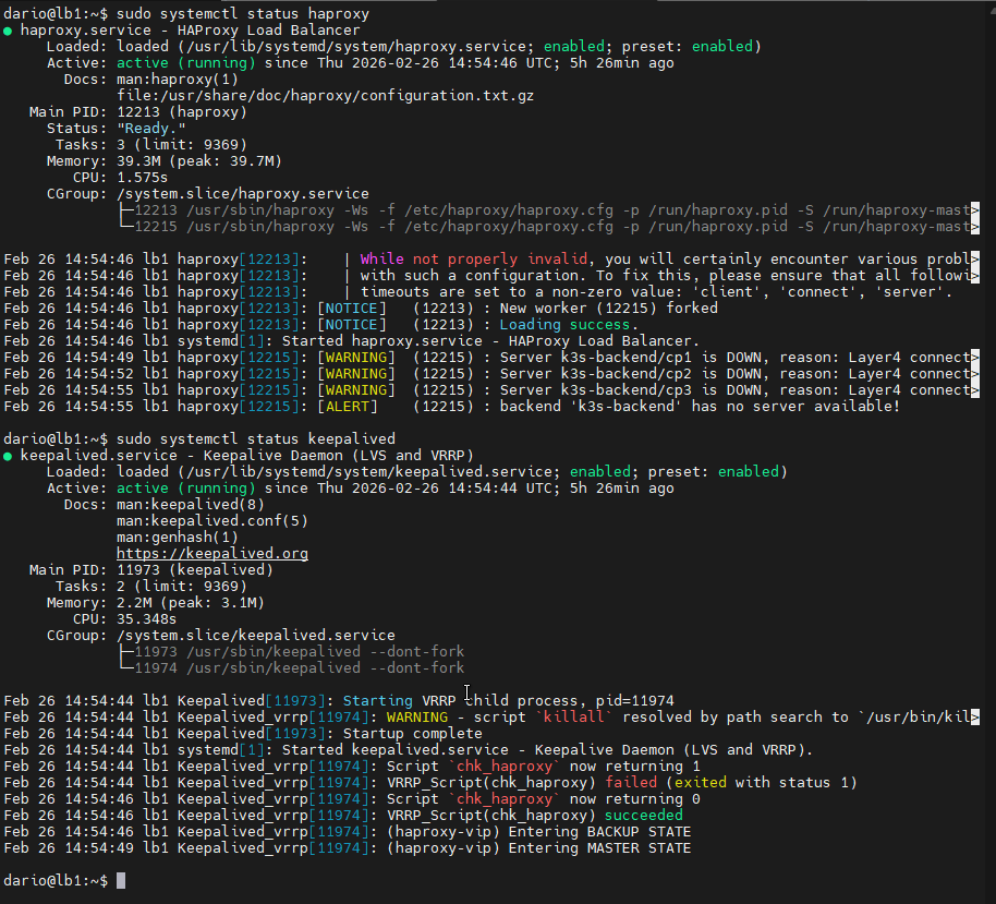 ssh-key validation lb